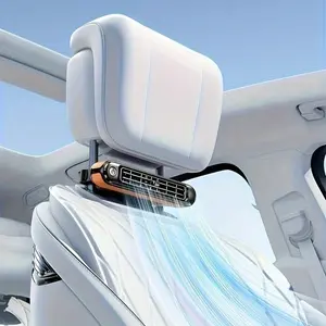 In car tools Portable Car Seat Fan USB Powered Bladeless Design Backrest Cooling Fan Provides Comfort for the Vehicle No Batteries Required
