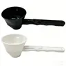 BPA-Free Plastic Chocolate Powder Kitchen Tools Set - 2-Piece Measuring Spoon & Funnel Kit, Creatin Powder Scoop, Pre-Workout Pour Compatible, Less Mess, Ideal Gift for Special Occasions