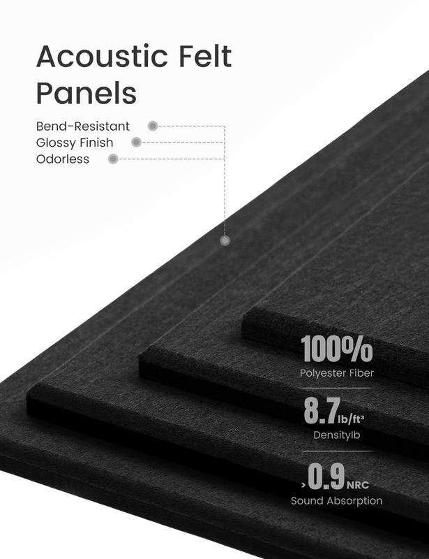 Cork board, 6 square message boards, wall decor, photo board, office decor, home decor, office supplies, school supplies, decorative items, felt message board tiles - 28"x18" cork board alternative, surface organizer board girl room accessories