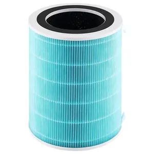VEVOR Air Purifier Replacement Filter, H13, 3-in-1 Compact & Lightweight Replacement Filter with Sturdy PP Pre-Filter, Easy-to-Grab Purifier Filter with Activated Carbon, Fit for Cylindrical Purifier
