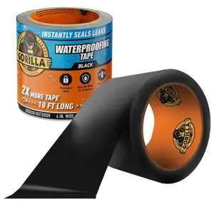 10 ft. Waterproof Patch and Seal Tape Black