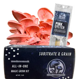 Grow at Home Pink Oyster Kit  - Mushroom Grow Kit