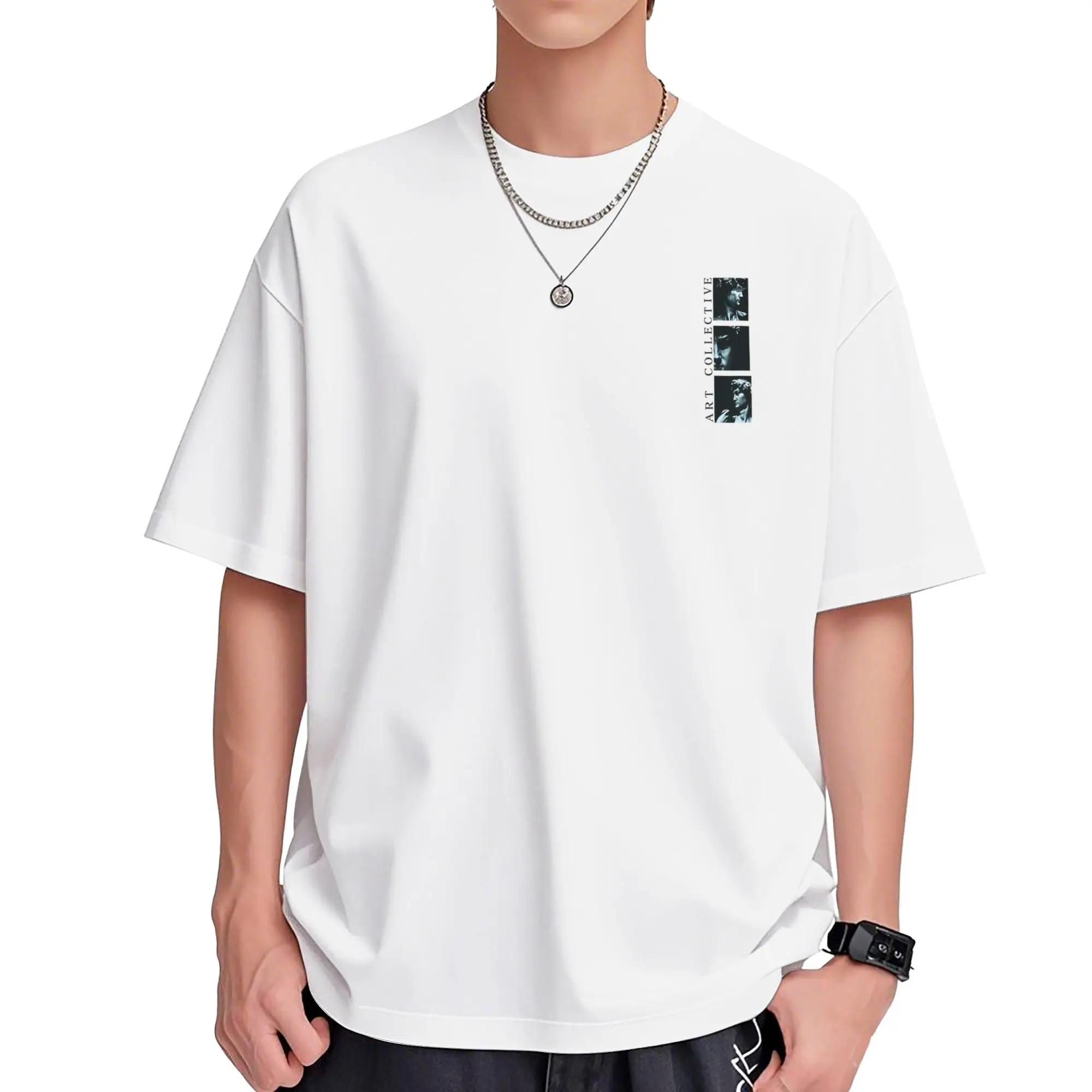 Men'S Stylish Print T-Shirt Casual Menswear