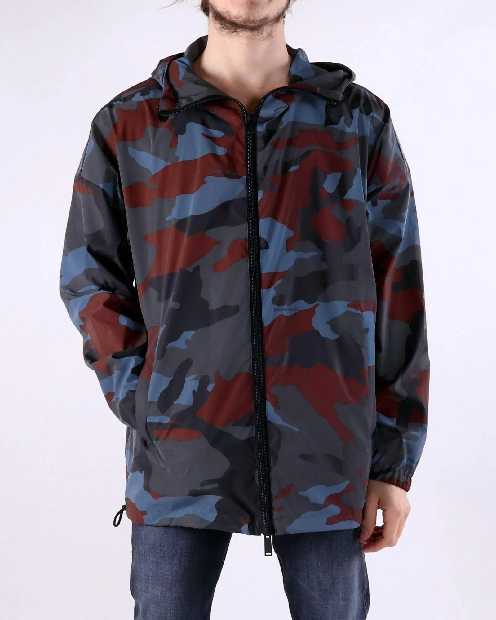 Dsquared² Gray Polyester Jacket