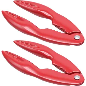 2 Pcs Seafood Crackers Set, Multifunctional Crab Leg and Lobster Crackers, Robust Tools for Shellfish and Nuts, Ideal for Home Kitchen Use