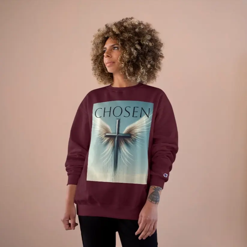 Chosen champion  inspirational sweater. Long Sleeve