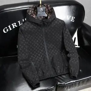 Thin Coat, Light Luxury Men's Spring Casual Personality, Comfortable Jacket, Hooded Loose Large Top, Top -H