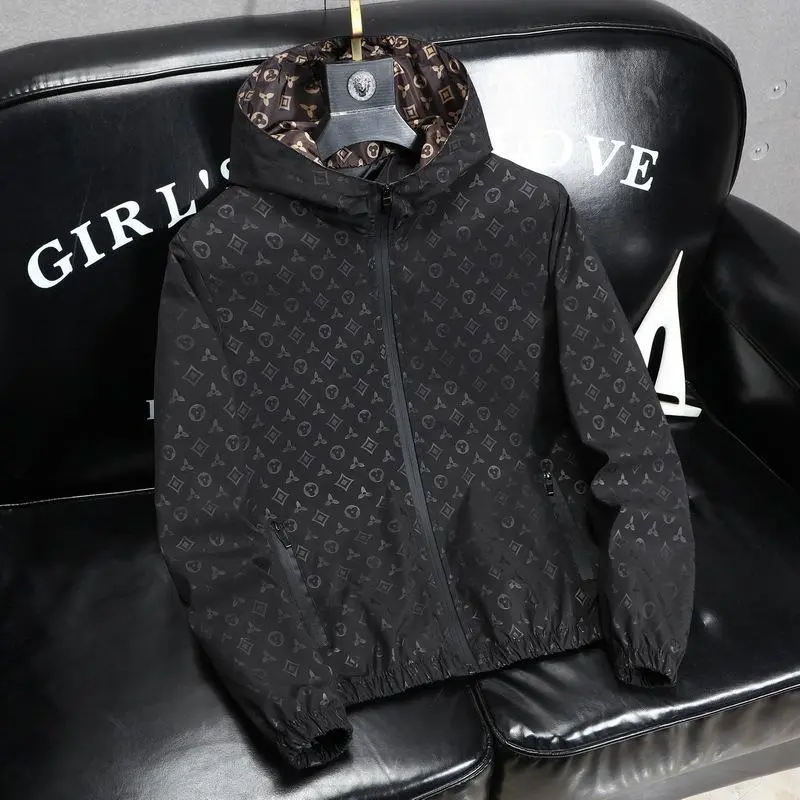 Thin Coat, Light Luxury Men's Spring Casual Personality, Comfortable Jacket, Hooded Loose Large Top, Top -H