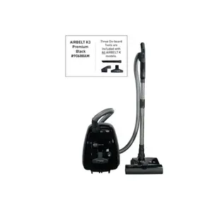 SEBO AIRBELT K3 Onyx Canister Vacuum Cleaner with Power Head 90688AM