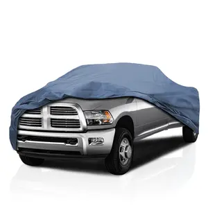 Lightweight Plus Full Size Truck Car Cover for 2002-2010 Dodge Ram 1500 Pickup Regular Cab 8 ft Bed Breathable Scratch, Dust Protection Gray