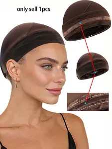 Wig Grip Cap for Women Non Slip,Wig Grip Cap With Silicone Strip to Keep Wigs in Place, Wig Caps with Velvet Wig Grip Band for Glueless Wigs, Wig Tool
