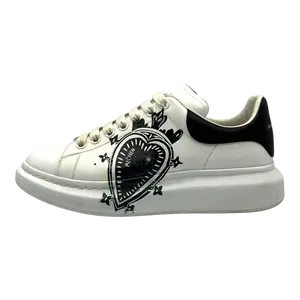 Alexander Mcqueen Oversized Sneaker Heart Logo White/Black (PreOwned)