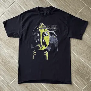 Men's Vintage Adventure Time Lemongrab TV Graphic T-Shirt - 6oz 100% Cotton, Smooth Lightweight, Short-Sleeve Round Neck, Casual Streetwear Unisex Menswear Tshirt