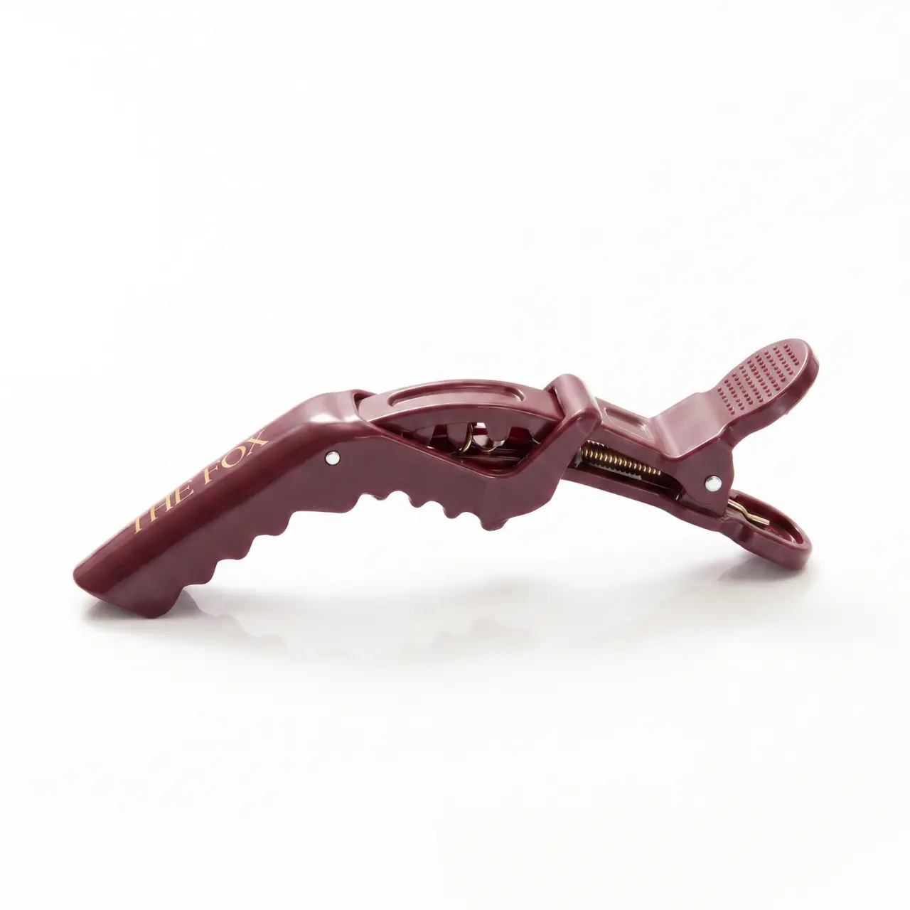 【Not for Sale】The Fox Free Random Gift – Professional Non-Slip Hair Sectioning Clips Set (1 Pair / 2 Pcs), Salon-Grade Double-Hinged Styling Alligator Clips for Braiding, Wig Installation & Sectioning