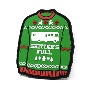 Stinking Patch Co. Cousin Eddie's RV Ugly Sweater PVC Hook and Loop Patch - Christmas Tactical Patch