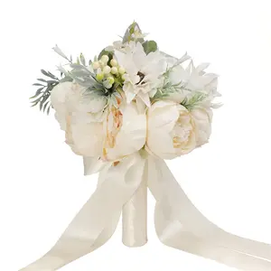 Artificial Flower Bouquet Silk Flowers Decor Supplies