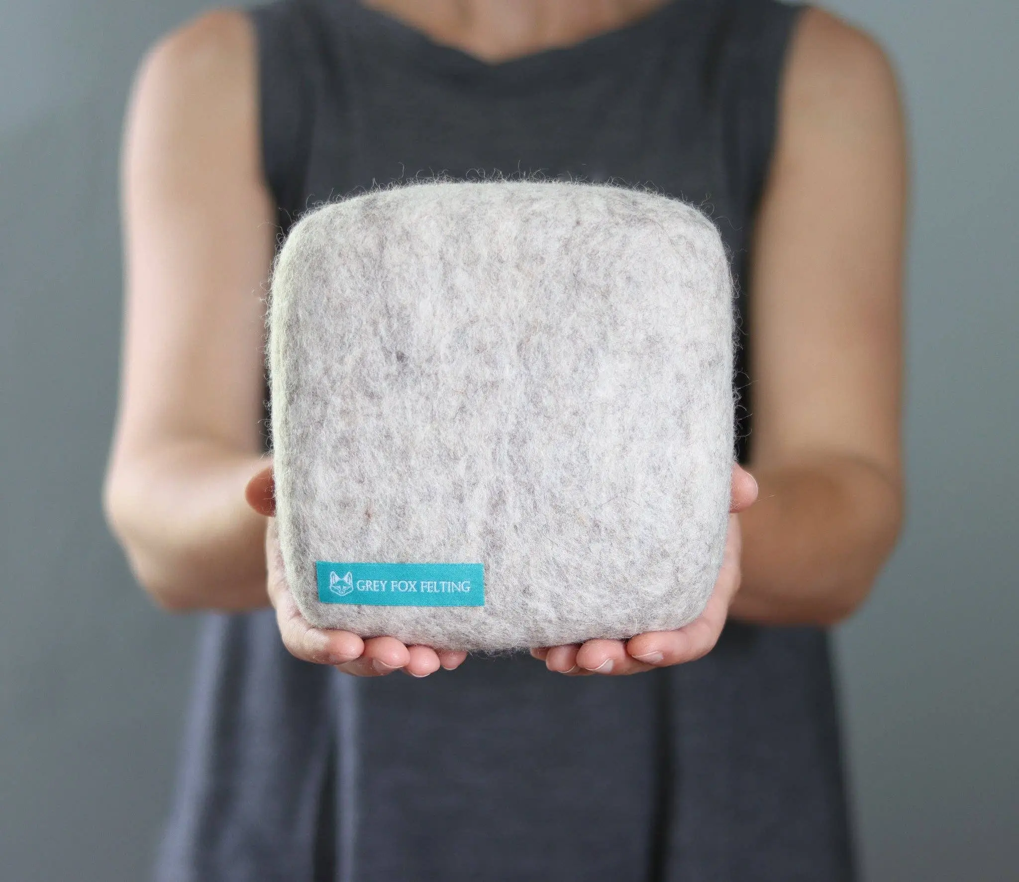 100% Solid Wool Needle Felting Mat - Small, Handmade Durable DIY Felt Craft Accessory for Travel, Wool Paintings, Needle Felted Sculptures