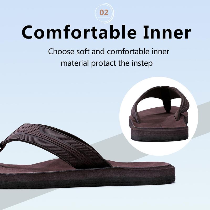 Men's leather flip flops, stylish and comfortable non-slip design slippers, suitable for daily outdoor and beach wear, arch support, durable Shoe Boy Summer Dance Soft Footwear Nail Sandal Items Brown Usat0906-4 Men's leather flip flops, stylish and comfortable non-slip design slippers, suitable for daily outdoor and beach wear, arch support, durable Shoe Boy Summer Dance Soft Footwear Nail Sandal Items Brown Usat0906-4