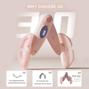 Inner Thigh Trainer & Kegel Equipment Compact Pilates Gear for Women's Pelvic Floor Repair Core Strength Full Body Fitness Healthcare Kit Pink - Aid