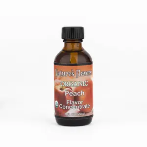 Peach Flavor Concentrate, Organic for Baking, Beverages and More