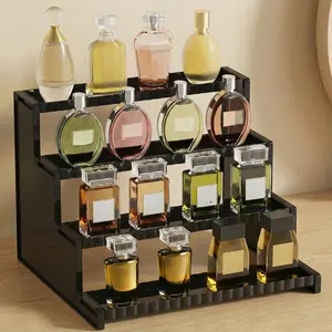 12 Inch Clear Display Stand  for Cologne, Fragrance, Figures, Cupcakes & Perfumes - Versatile Storage for Vanity