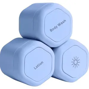 Travel Capsule Container Set Magnetic Makeup Storage Box Convenient to Carry Great for Going Out
