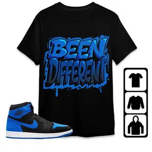 Jordan 1 Royal Reimagined Unisex T-Shirt, Tee, Sweatshirt, Hoodie, Become Different, Shirt To Match Sneaker