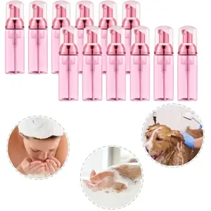 12pcs Red Empty Refillable Foaming Dispenser Bottles - BPA-Free Travel-Size Soap Containers with Spill-Proof Pump, Phthalate-Free & Fragrance-Free for Lash Shampoo, Cleanser, Skincare