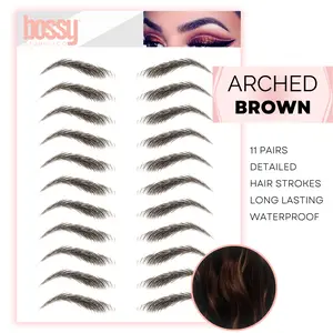 | Arched | Temporary Eyebrow Tattoos by Bossy Studio & Co
