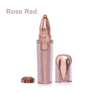 Multifunctional Electric Hair Remover, Portable Eyebrow Trimmer, Nose & Armpit Hair Groomer, Lithium Battery, Rechargeable, Travel-Friendly