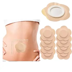 20PCS Castor Oil Pack Wrap Belly button sticker,Cotton Castor OilPatchs,disposable,Castor Oil Packs,Massage Oilpack,Stick itanywhere you want Heat Compress Warm Compress
