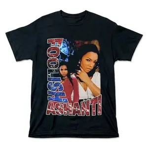 Ashanti Merch Casual Fashion Summer Trend Neutral Round Neck Unisex T-Shirt HWW22128