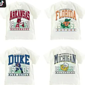 College Vintage Sports Graphic T-Shirt, Retro 90s Football Basketball Tee, Unisex Streetwear Shirt, Game Day Gift Top