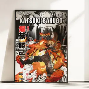 Katsuki Bakugo Poster My Hero Academia Explosion Anime Art Print All Sizes