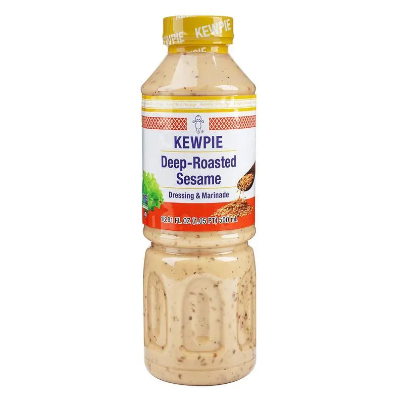Kewpie Deep-Roasted Sesame Dressing - Asia’s No.1 Selling Salad Dressing, 16.91 oz