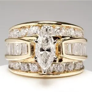 Hot Selling Cubic Zirconia Ring for Women, Fashion Popular European & American Style Jewelry