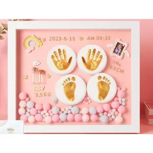Capture Baby’s First Moments Forever — Adorable Hand & Footprint Keepsake Kit Valentine’s Gift