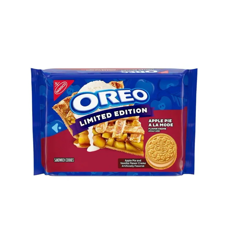 Oreo Apple Pie A La Mode Flavor - Apple Pie & Vanilla Flavor Cream - 1 Box