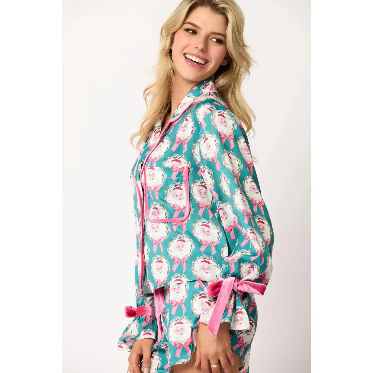 Sky Blue Santa Claus