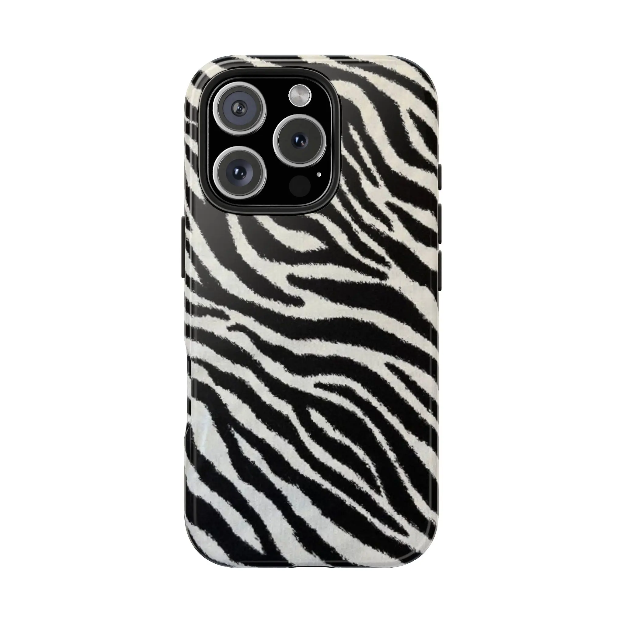ELIXRE Zebra Back and White Phone Case - Animal Print Protective Cover for iPhone, Samsung, Huawei - Safari Wildlife Accessories, Jungle Themed Tech Gear, Striped