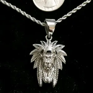 Stainless steel Chief design necklace