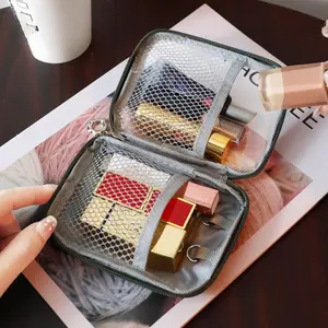 Portable Makeup Bag, Makeup Pouch, New Design Lipstick Cosmetic Organizer, Travel Wash Kit, Compact Beauty Storage, Essential for On-The-Go Use