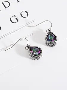 Elegant Water Drop Earrings Set, High-End Luxury Design, Perfect Gift for Her, Trendy Jewelry Accessory, Ideal for Any Occasion