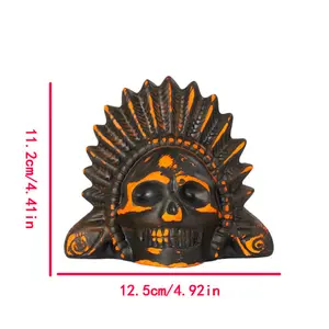 Screaming Aztec Death Whistle Loudest 125+ Decibels Loudest Screaming Death Whistle Mayan Culture Skull Azteca War Silbato Aztec Bagpipes Scary Human Screams For Halloween, Collection & Horror Decor