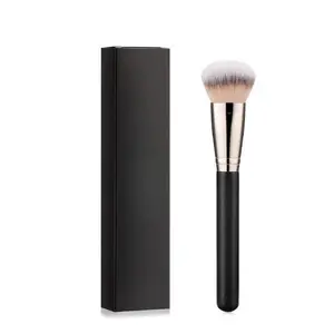 Domed Foundation Brush for Liquid, Cream & Powder – Soft Dense Synthetic Bristles for Seamless Blending – Makeup Brush for Foundation, Bronzer & Contour – Flawless Finish Tool for Women & MUA Kits