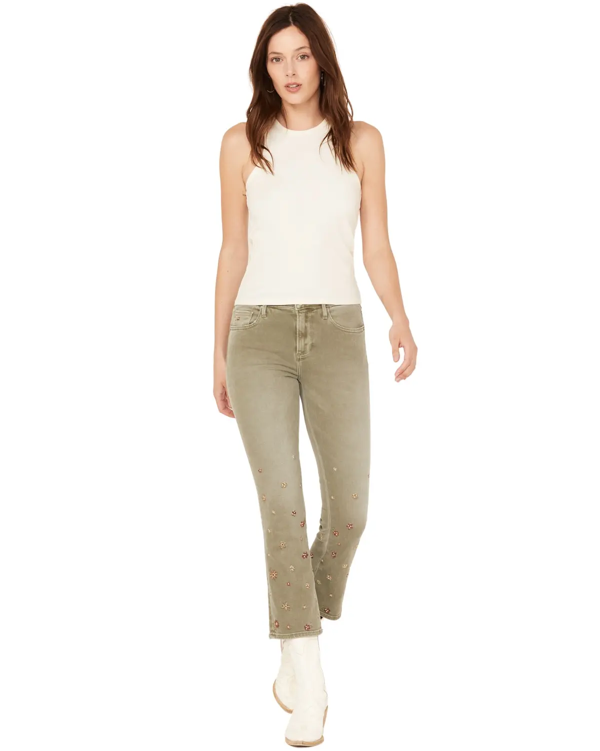 Driftwood Women's Women'S Tweddle Dum Roxy Cropped Jeans - Dw-P41988a