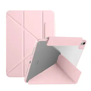 New Y-Fold Slim Anti-Drop Vertical Stand Acrylic Case for iPad 11th A16 / iPad 10 10th Generation 10.9 Inch 2022