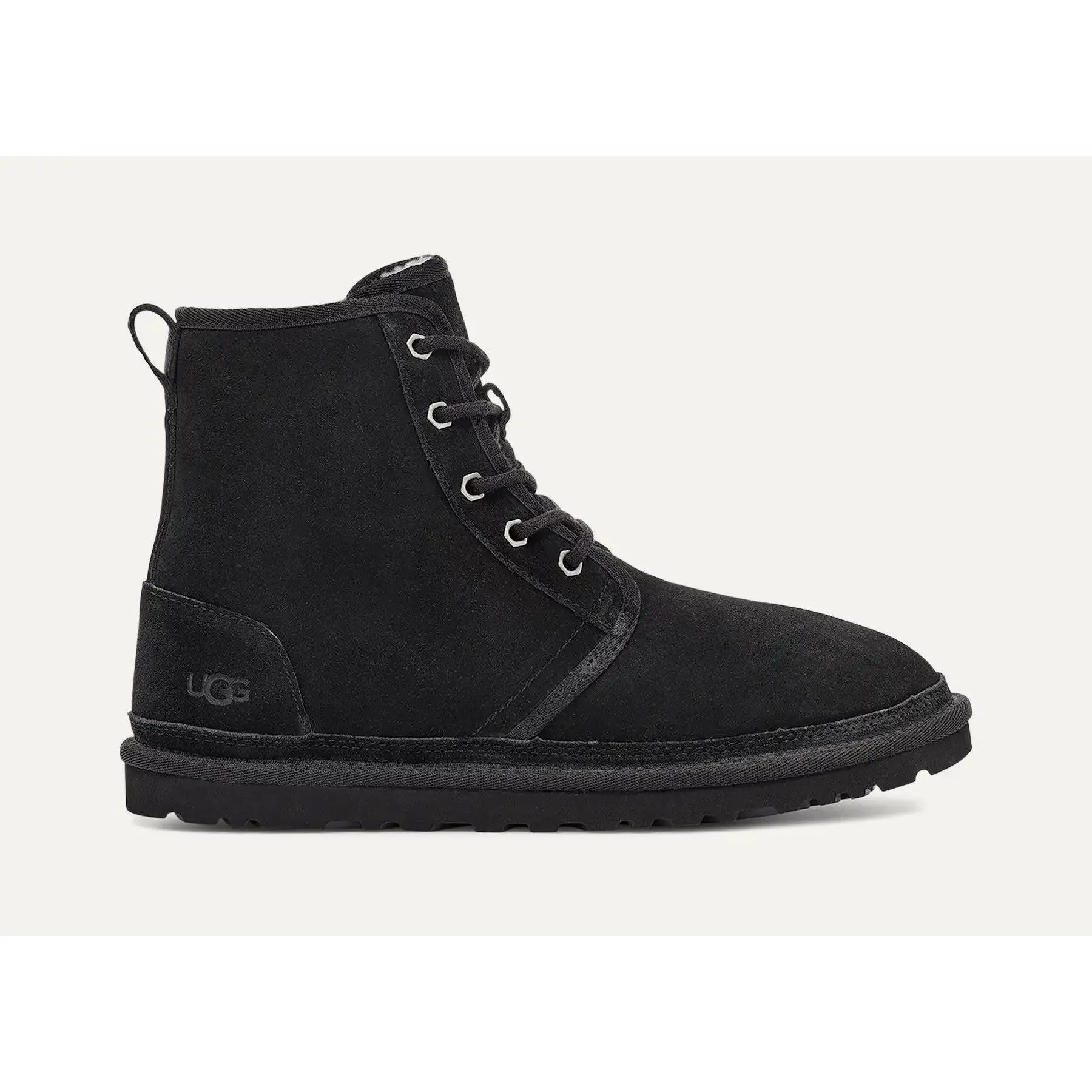 [1016472-BLK] MENS UGG HARKLEY FLEECE LINED 'BLACK' - BLACK