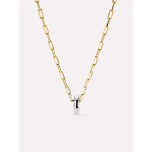 Gold Pendant - Jasper