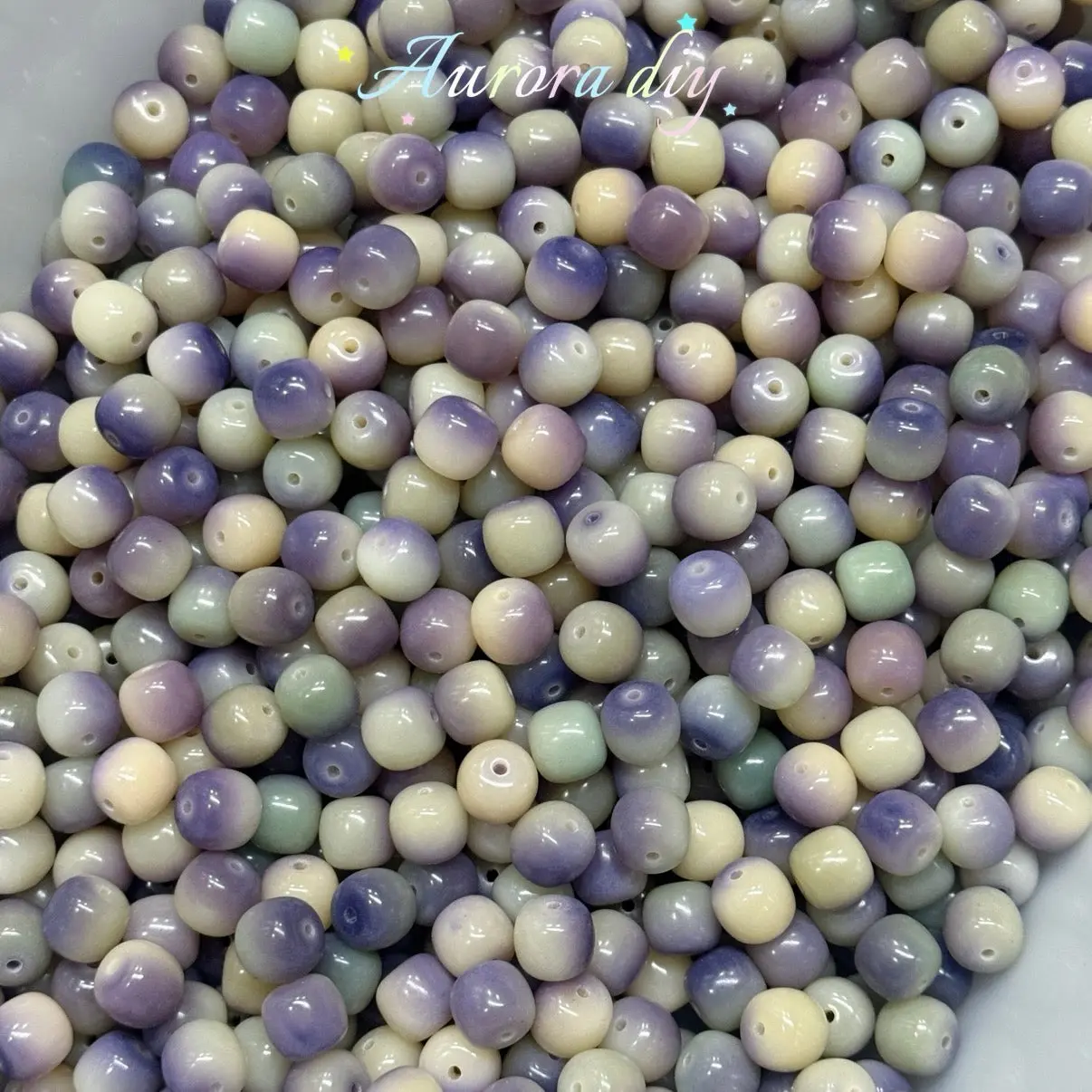 (K20)12mm gradient purple green*100